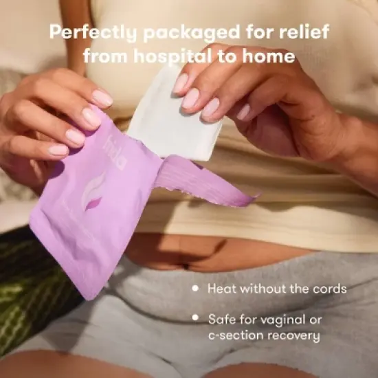 Frida Mom Heat Relief Patches - Postpartum Uterine Cramping Pain Relief - 6pk image {4}