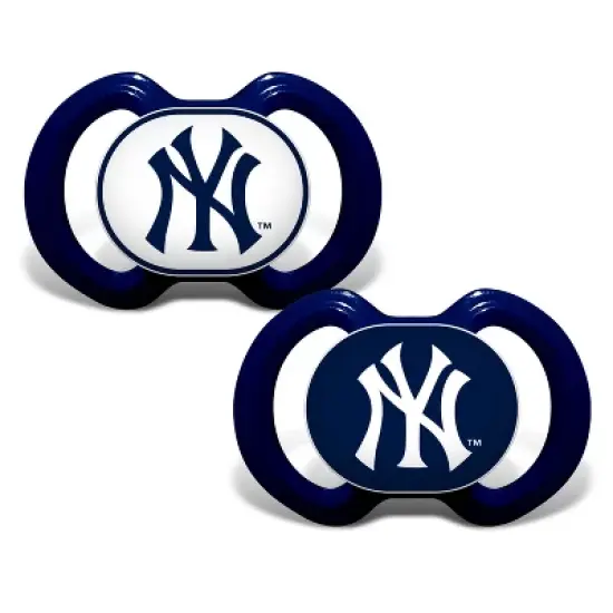 BabyFanatic Officially Licensed Pacifier 2-Pack - MLB New York Yankees image {1}
