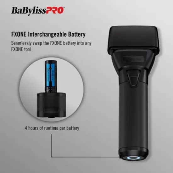 BaBylissPRO FXONE BLACKFX Double-Foil Shaver image {4}