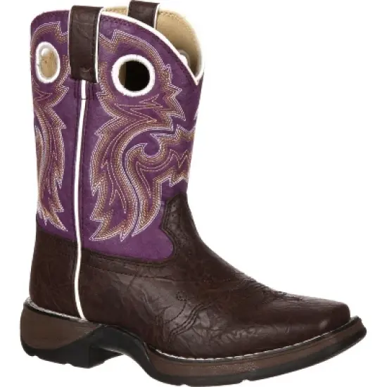 LIL' DURANGO Western Boot, BT386, Purple image {7}