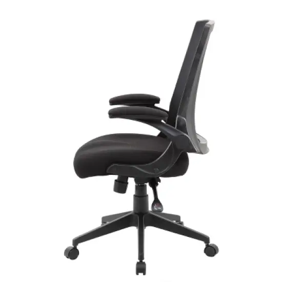Mesh Back Flip Arm Task Chair Black - Boss image {2}