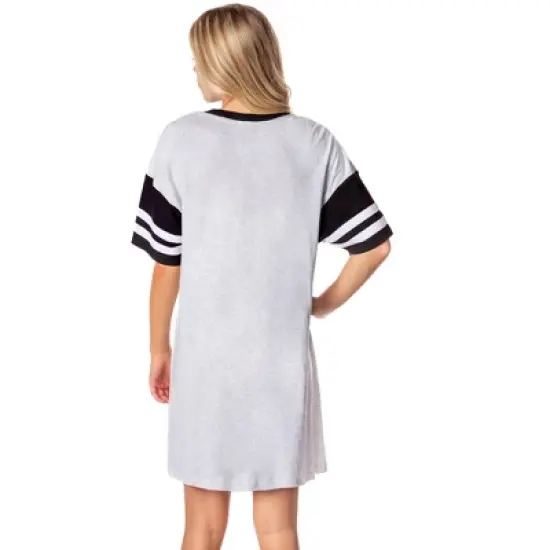 Star Wars Womens' The Mandalorian Grogu Baby Yoda Nightgown Pajama Dress Grey image {1}