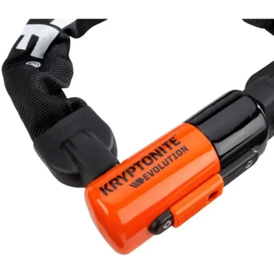 Kryptonite 1090 Evolution Series 4 Chain Lock Keyed 10mm x 90cm End Link Design image {2}