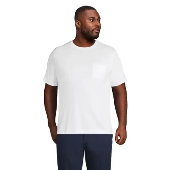 Lands' End Men's Short Sleeve Comfort First Mesh Pocket Tee image {3}
