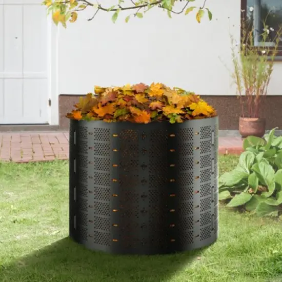 VEVOR Compost Bin 220 Gallon, Outdoor Expandable Composter, Easy to Setup & Large Capacity Composting Bin, Fast Creation of Fertile Soil image {1}