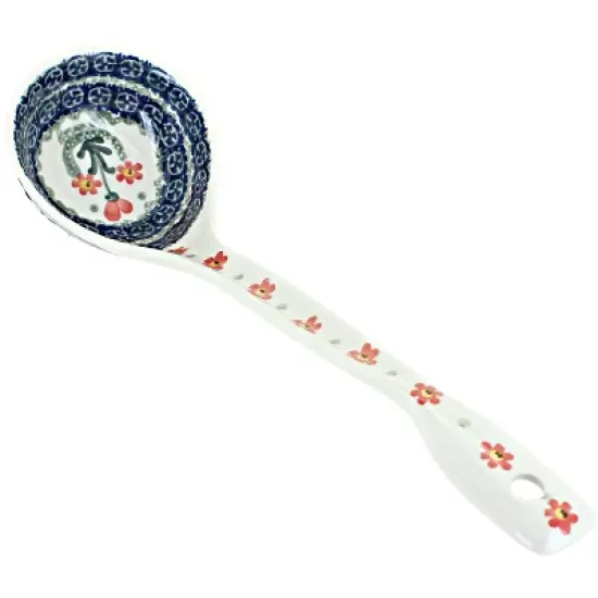 Blue Rose Polish Pottery 560 Ceramika Artystyczna Soup Ladle image {4}