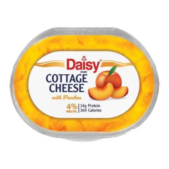 Daisy Cottage Cheese with Peaches - 6oz image {3}