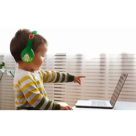 eKids Cocomelon Wireless Headphones for Kids &ndash; Green (CO-B42.EXV22) image {3}