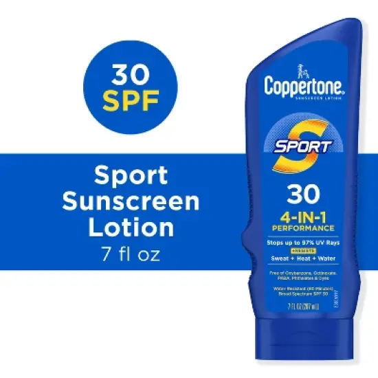 Coppertone Sport Sunscreen Lotion - SPF 30 - 7 fl oz image {2}