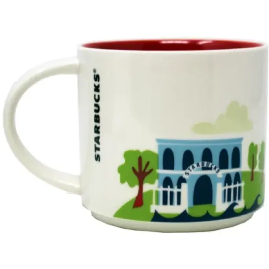 Starbucks You Are Here Series Guangzhou Ceramic Mug, 14 Oz image {1}