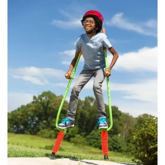 HearthSong Jump2It Adjustable Ergonomic Bouncy Pogo Stilts for Kids image {7}