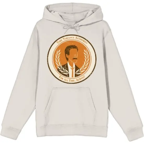 The Variance Authority For All Time Always Orange Logo Graphic Men's Packaged Hoodie  in Sand image {2}