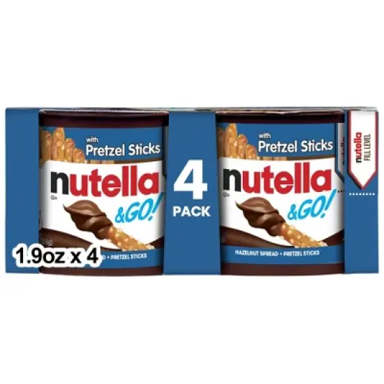 Nutella and Go! with Pretzel Sticks - 7.6oz/4pk image {9}
