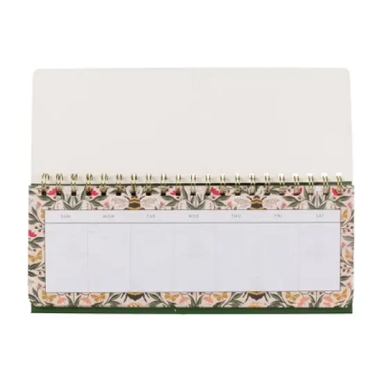 Fringe 11"x4" Studio Desktop Easel Weekly Planner Juliana Tipton Bees image {1}
