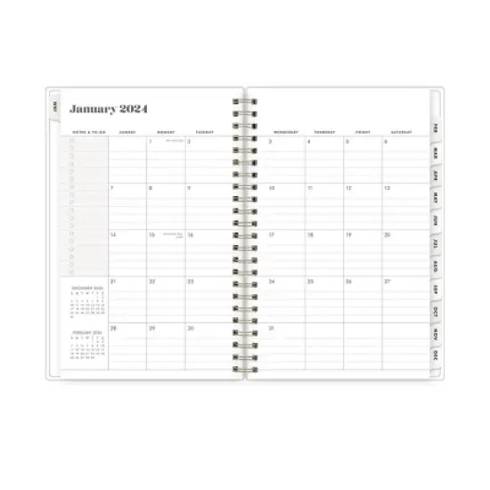 The Everygirl x Day Designer 2024 Planner 5"x8" Weekly/Monthly Senegal Tan image {4}