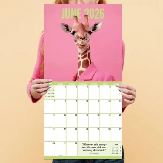 TF Publishing 13.5"x14.5" 2026 Pawsmopolitan Wall Calendar image {3}