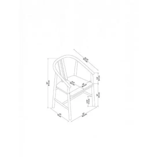 Sculpted Wood Dining Chair - Hearth & Hand&trade; with Magnolia image {6}