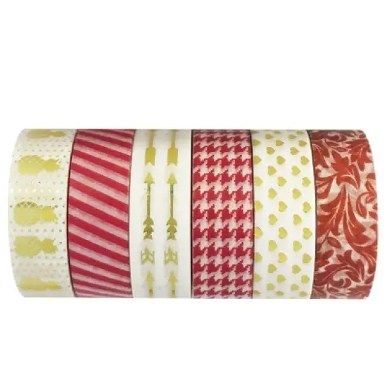 Wrapables Washi Masking Tape Collection, Premium Value Pack image {70}