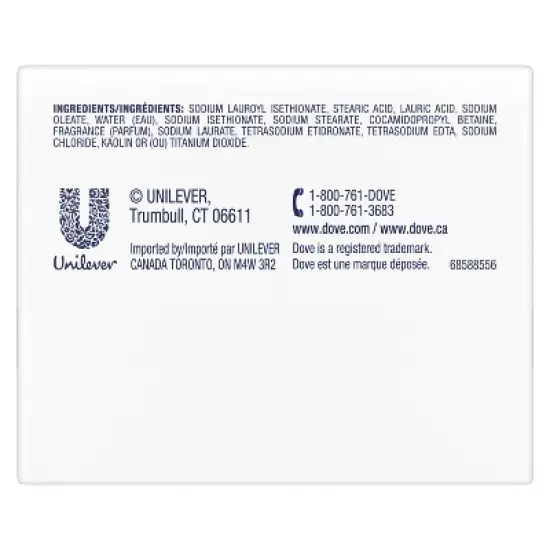 Dove Beauty White Moisturizing Beauty Bar Soap image {2}
