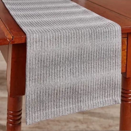 Park Designs Sine Wave Table Runner - 54''L - Gray image {1}