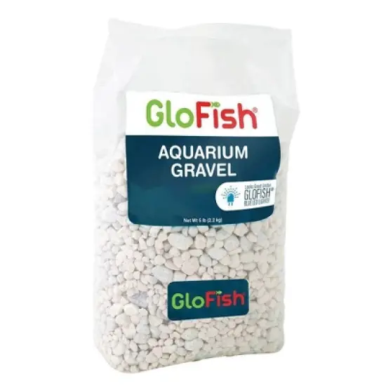 GloFish Aquarium White Gravel for GloFish Tanks - 5lbs image {9}