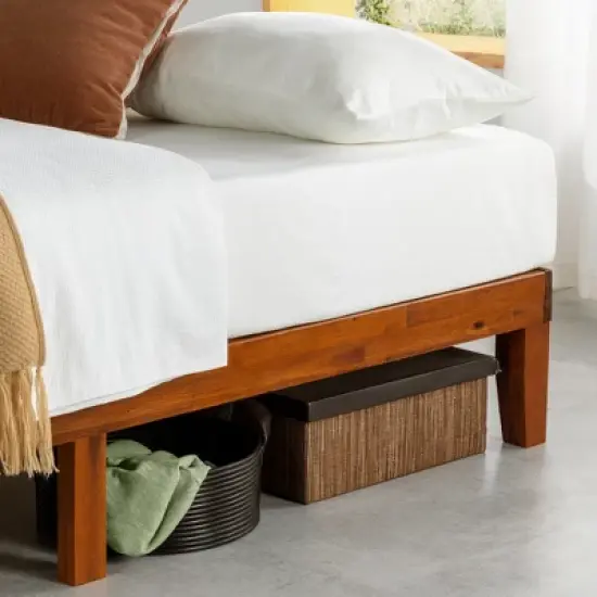 12" Naturalista Classic Solid Wood Platform Bed - Mellow image {2}