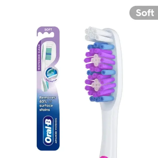 Oral-B Vivid Advanced Whitening Manual Toothbrush - Soft image {10}