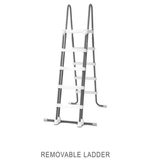 Intex Deluxe Pool Ladder with Removable Steps for 52" H Wall Above Ground Pool image {4}
