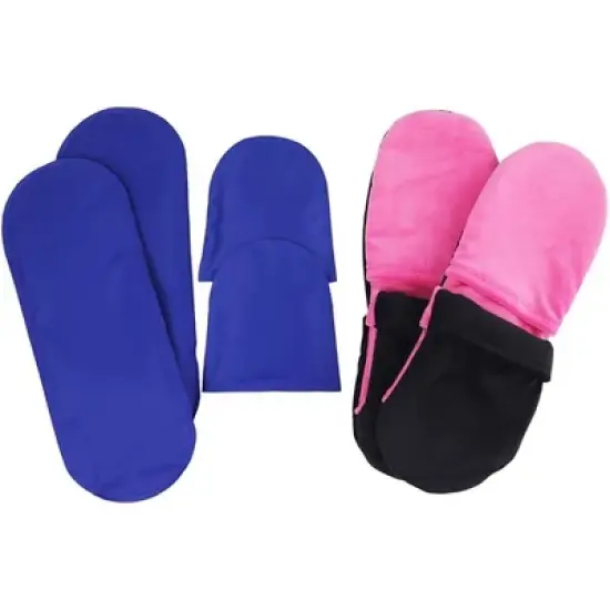 FOMI Hot Cold Therapy Gel Ice Socks | 2 Socks &ndash; Pink, Medium Size image {2}