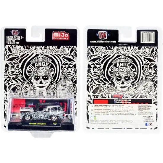 1973 GMC Jimmy Sierra Black with Graphics Limited Edition to 8250 pieces Worldwide 1/64 Diecast Model Car by M2 Machines image {2}