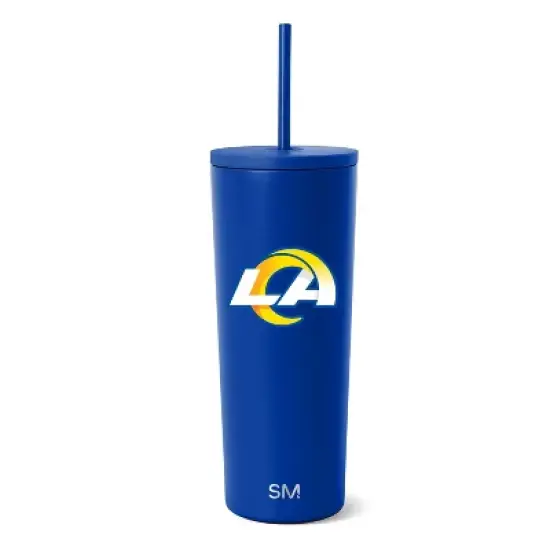 NFL Los Angeles Rams Simple Modern Stainless Steel Classic Tumbler - 24oz image {3}