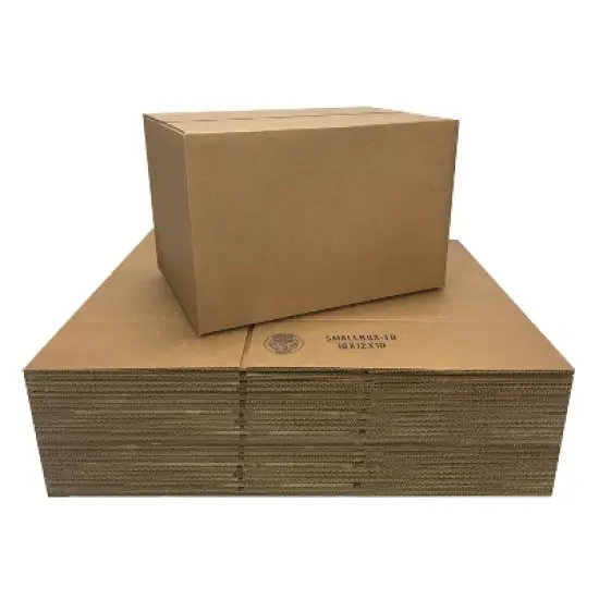 UOFFICE Bulk Pack of  50 Corrugated Boxes 16" x 12" x 10" image {2}