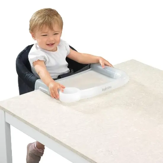 Inglesina Fast Dining Tray Plus, Clip-On Accessory for Fast Table Chair - For Toddlers, Baby and Kids - Clear Plastic image {4}