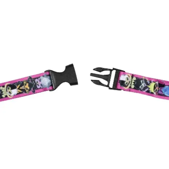 Disney Villains Chibi Print Wrist Strap Lanyard for Keys with 2" Rubber Keychain image {3}