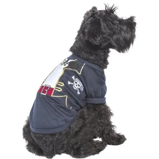 Parisian Pet 'Captain Spawrrow' Halloween Costume for Dogs & Cats &ndash; Fun Pirate Dog Costume, Pet Halloween Outfit, Red and Navy image {2}