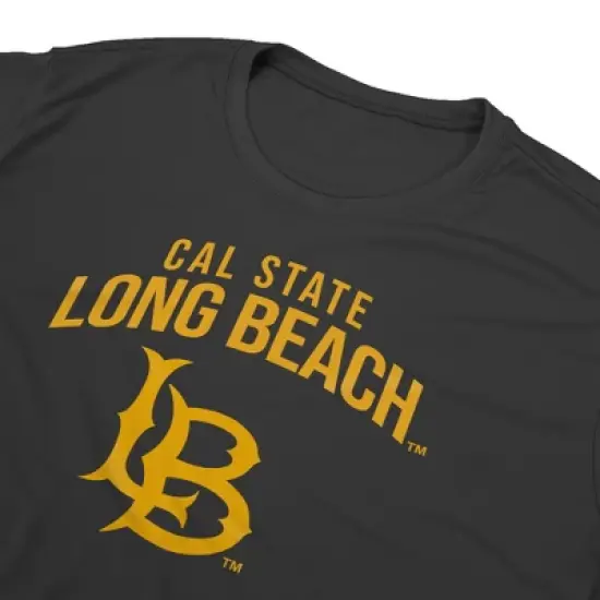 Men's California State University Long Beach Men's Sport Active T-Shirt Primary Logo image {4}