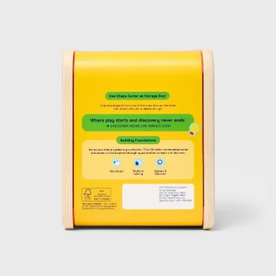 Shape Sorter - 6pc - Gigglescape&trade;: Educational Toddler Toy, Enhances Creativity & Fine Motor Skills image {4}