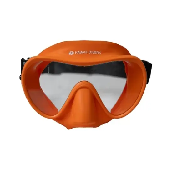Hawaii Divers Deep Sea Adult Snorkel Combo &ndash; Orange image {1}