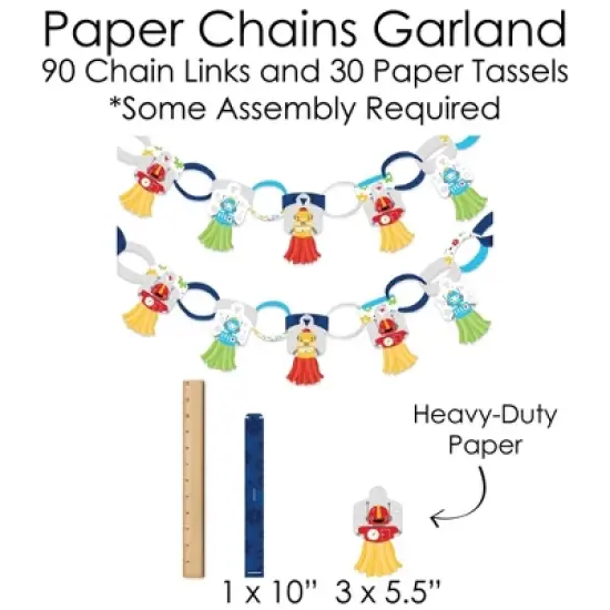 Big Dot of Happiness Gear Up Robots - Banner and Photo Booth Decorations - Birthday Party or Baby Shower Supplies Kit - Doterrific Bundle image {4}