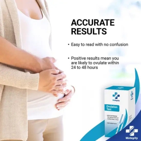 Mintegrity - [100 Pack] Ovulation LH Fertility Test Strips image {2}