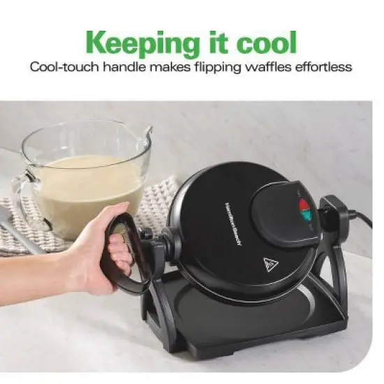 Kitchen Collection By Hamilton Beach Flip Waffle Maker 26103KC image {8}