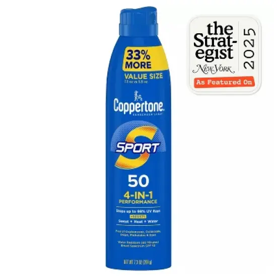 Coppertone Sport Sunscreen Spray - SPF 50 - 7.3oz Value Size image {3}