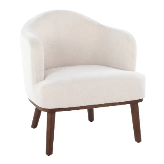 Ahoy Accent Chair Walnut/Cream - LumiSource image {7}