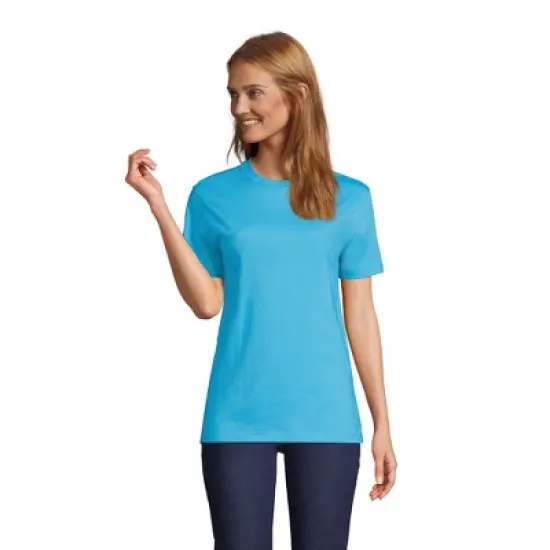 Lands' End Women's Short Sleeve Super T Crew Neck T-shirt image {6}