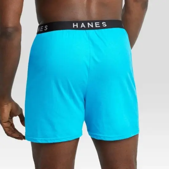 Hanes Premium Men's 4pk Knit Boxers - Colors May Vary image {5}