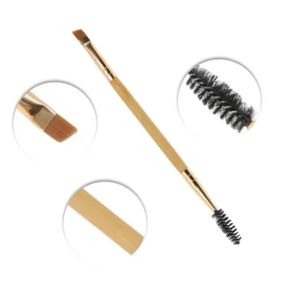 Unique Bargains Convenient Eyelash Brush Brown 1 Pc image {2}