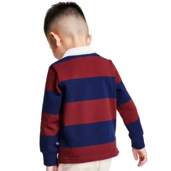 Toddler Crest Logo Stripe Collared Long Sleeve Rugby Shirt - Rowing Blazers x Target image {4}