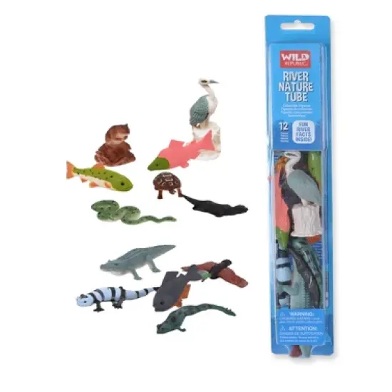 Wild Republic Nature Tube River Animal Figure, 13 Inches image {1}