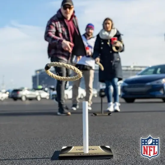 NFL New Orleans Saints Solid Wood Quoits Toss Game image {5}