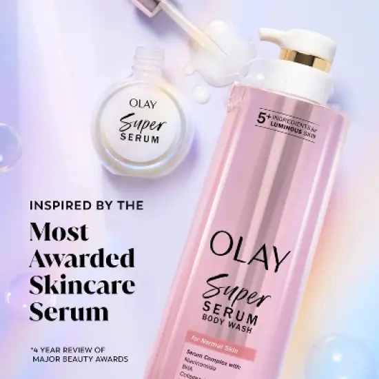 Olay Super Serum Body Wash for Normal skin - 18.5 fl oz image {5}
